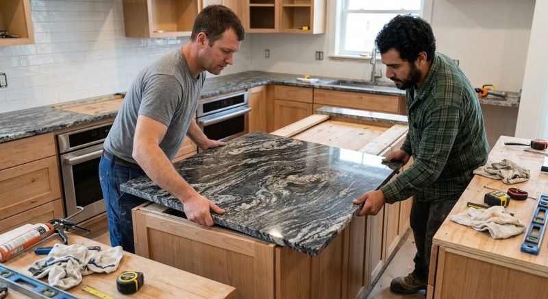 Granite Installation in Roseville, CA