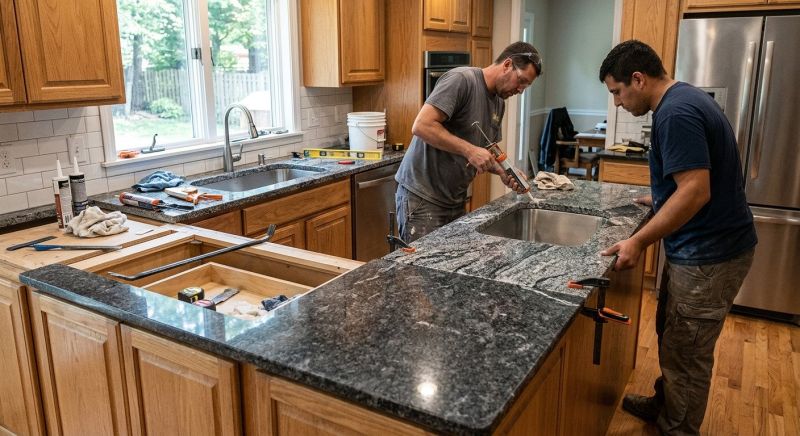 Granite Installation in Sonoma County, CA
